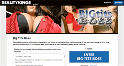Desktop Screenshot of bigtitsboss.com
